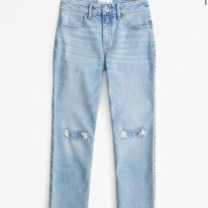 Abercrombie kids high-rise straight jeans